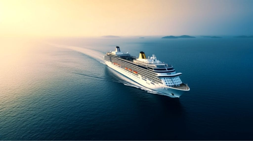 bateau de croisière pleine mer