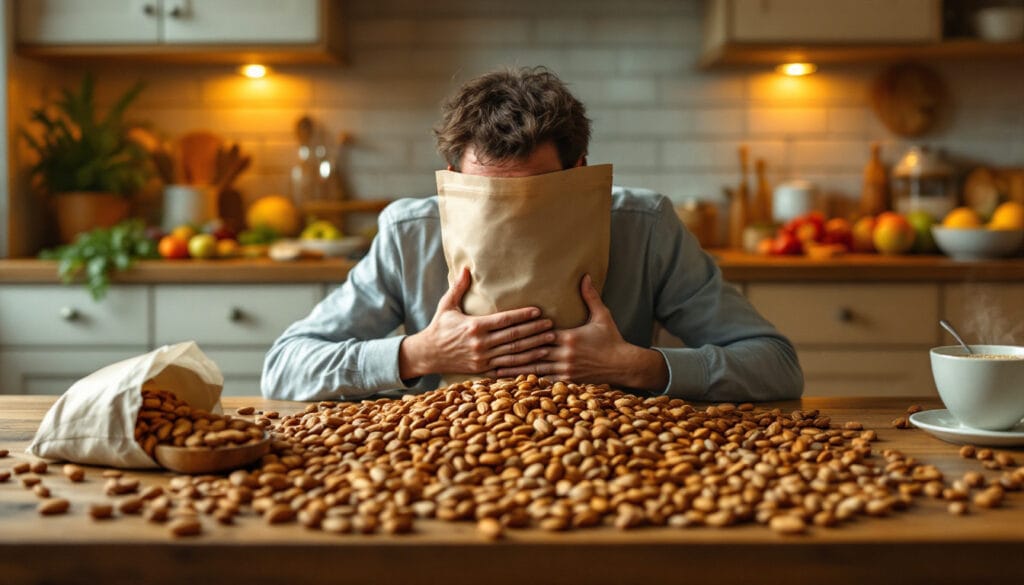 découvrez les dangers d'une consommation excessive d'amandes pour votre santé. apprenez-en plus sur les effets secondaires potentiels et les recommandations pour une alimentation équilibrée.