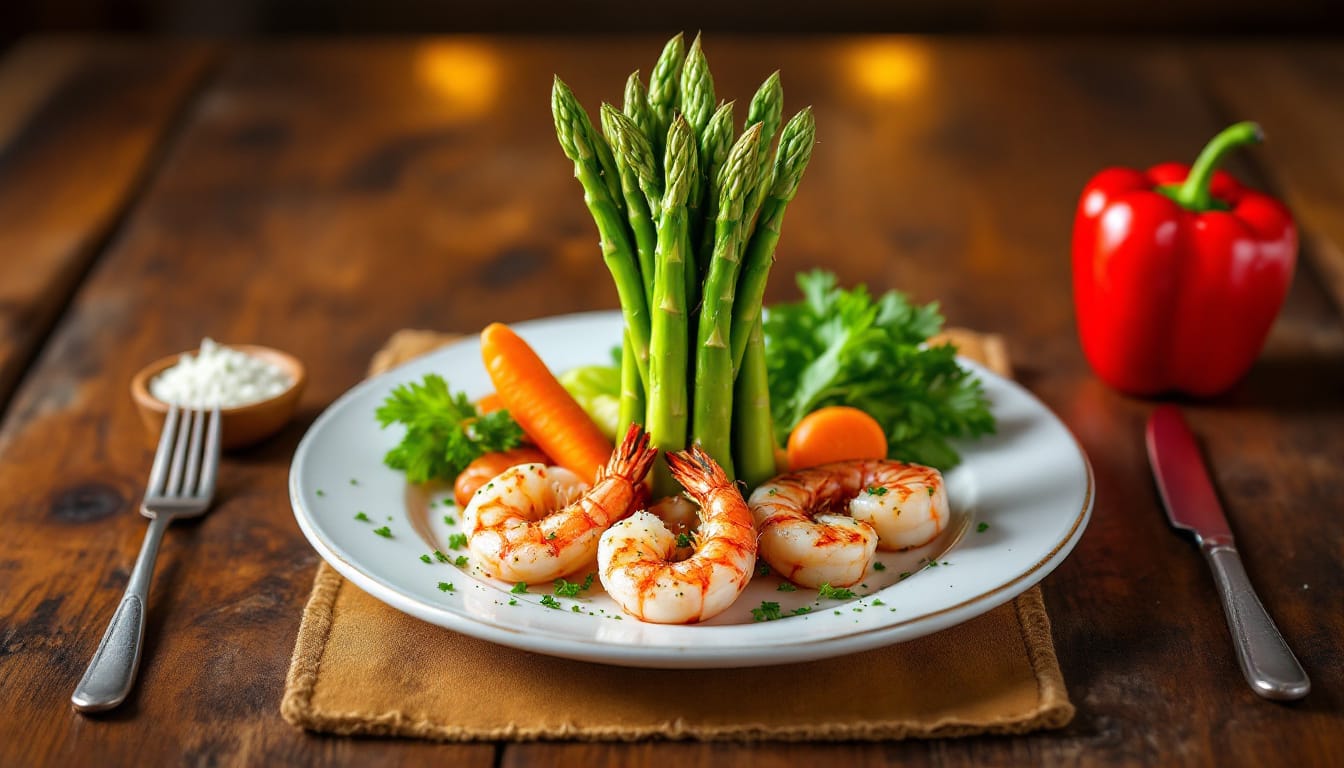 Accompagnements idéaux pour vos gambas : les légumes à privilégier