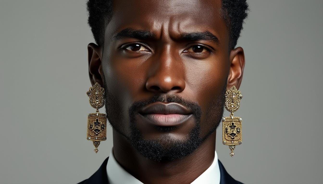 découvrez la signification de la boucle d'oreille pour homme : histoire, symboles et tendances autour de ce bijou masculin qui affirme la personnalité et le style de ceux qui le portent.