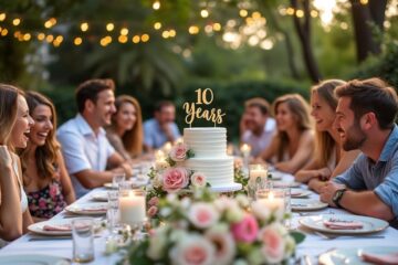 Célébrer 10 ans de mariage : idées et conseils pour une fête mémorable