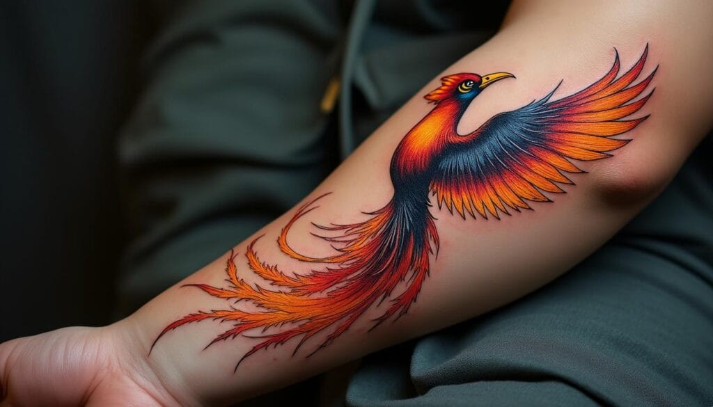 plongez dans l’univers fascinant du tatouage de phénix et découvrez sa signification profonde, symbole de renaissance, de force et de transformation.