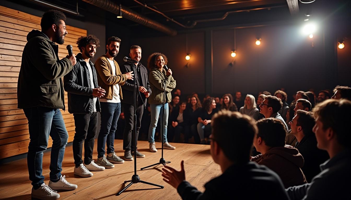 découvrez en 2025 les humoristes noirs français qui font sensation sur la scène du stand-up. entre nouveaux talents et stars confirmées, plongez dans l’univers de ces artistes qui font rire la france entière !