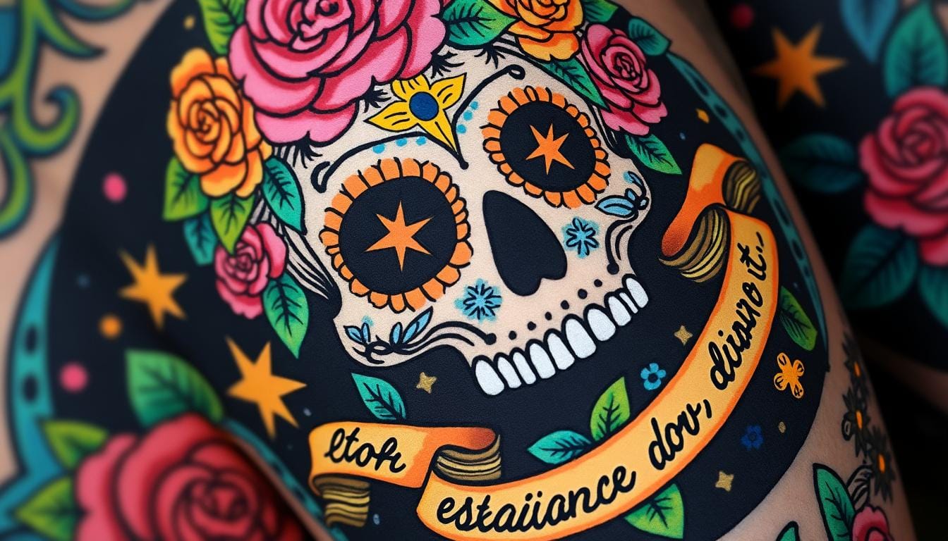découvrez l'univers captivant des tatouages de têtes de mort mexicaines, symbole riche de culture et de tradition. plongez dans l'histoire, les significations et l'impact de ces œuvres d'art corporelles qui célèbrent la vie et la mort. une exploration incontournable pour les passionnés d'art et de culture mexicaine.