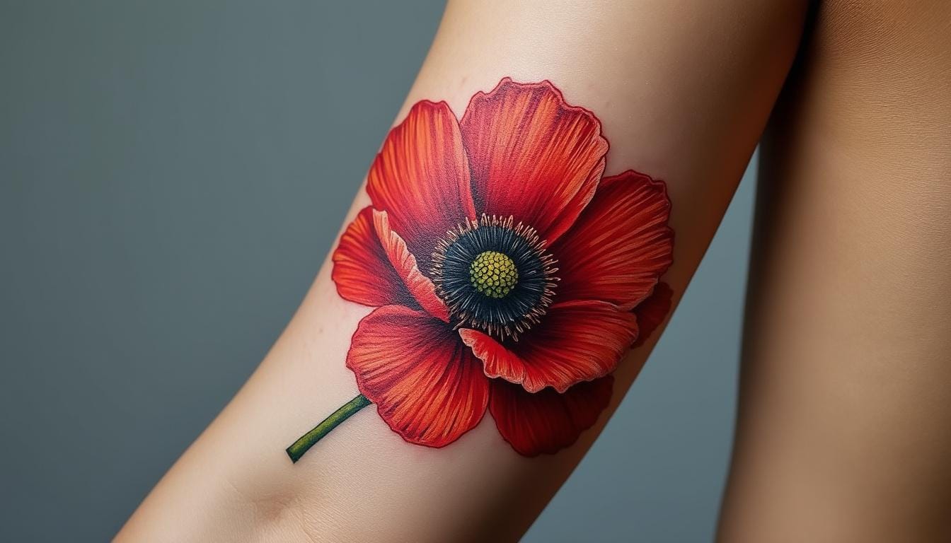 découvrez la signification profonde et la symbolique du tatouage coquelicot, une fleur emblématique souvent associée à la paix, la mémoire et la renaissance. explorez les différents styles et représentations de ce motif floral dans l'art du tatouage.