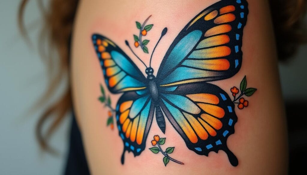 découvrez le monde fascinant des tatouages de papillon à travers cette exploration de leur signification et de leur symbolique. apprenez comment ces motifs délicats incarnent des concepts de transformation, de renaissance et de liberté, tout en s'intégrant dans l'art corporel moderne.