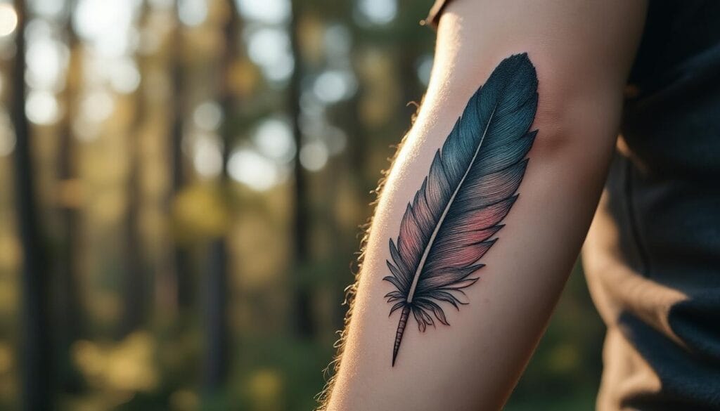 découvrez la signification profonde du tatouage plume : symbolisme, origines, et interprétations spirituelles autour de ce motif tendance et élégant.