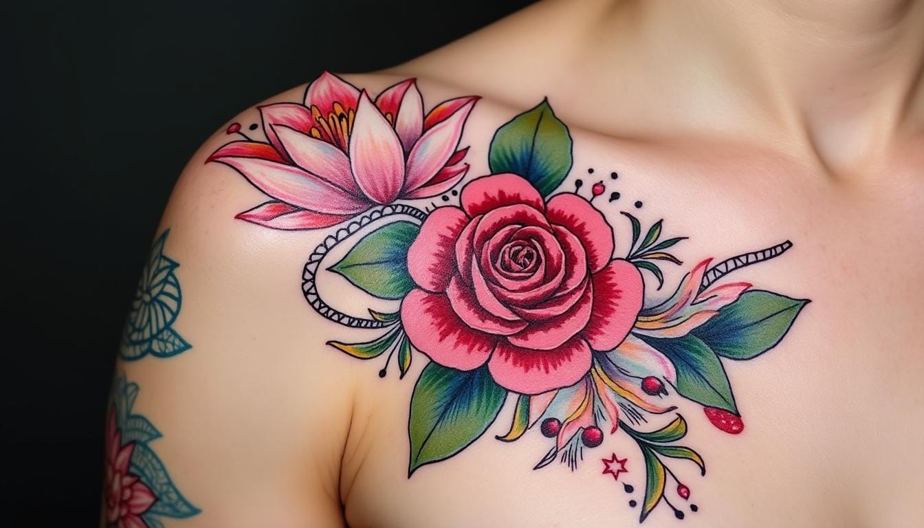 découvrez la signification et la symbolique du tatouage rose dans l'art corporel. apprenez comment cette fleur élégante incarne l'amour, la beauté et la passion à travers des designs variés et inspirants.