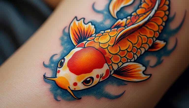 découvrez la symbolique profonde et la signification du tatouage carpe koi : courage, persévérance et transformation. interprétations et origines de ce motif intemporel.