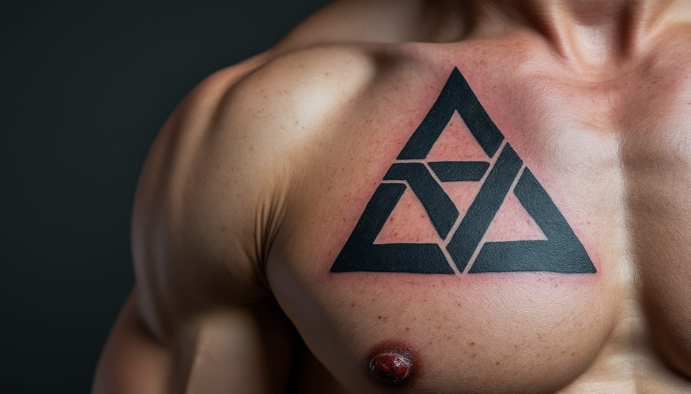 découvrez la signification profonde du tatouage 3 triangles, un symbole puissant chargé de mystères et de spiritualité. explorez ses origines, ses interprétations et pourquoi il séduit de plus en plus de passionnés de tatouages.