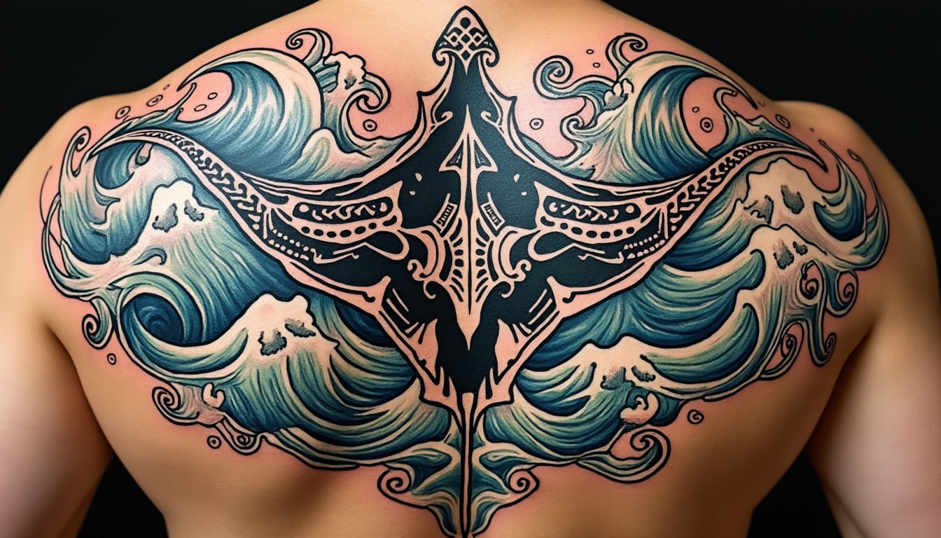 explorez la signification profonde du tatouage raie manta, symbole de liberté, protection et sagesse. découvrez ses origines, ses messages spirituels et pourquoi ce motif fascine tant.