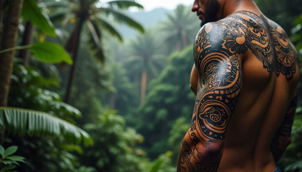 plongez dans l'univers fascinant du tatouage polynésien et explorez la signification profonde de ces arts ancestraux, symboles de culture et d'identité dans les îles du pacifique.
