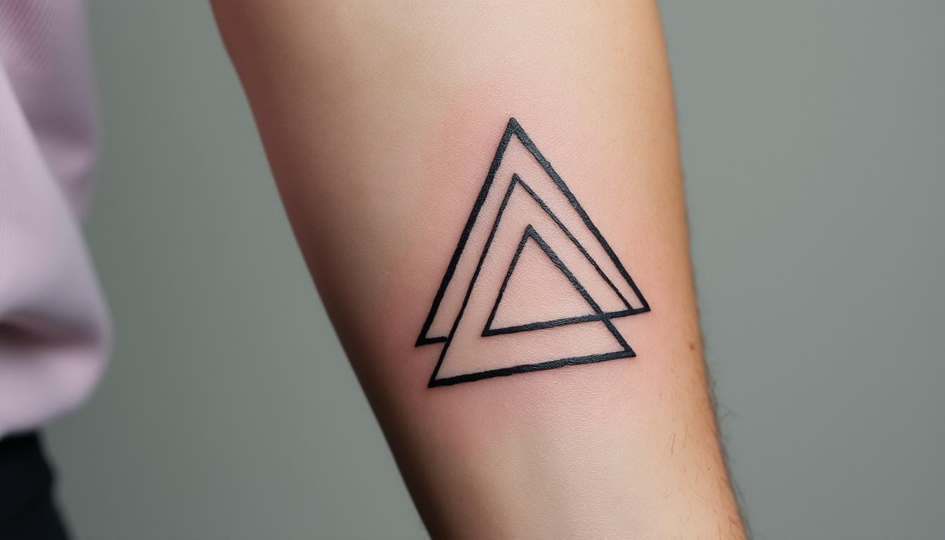 découvrez la signification mystique du tatouage triangle : origines, symbolisme et révélations fascinantes autour de ce motif énigmatique et spirituel.