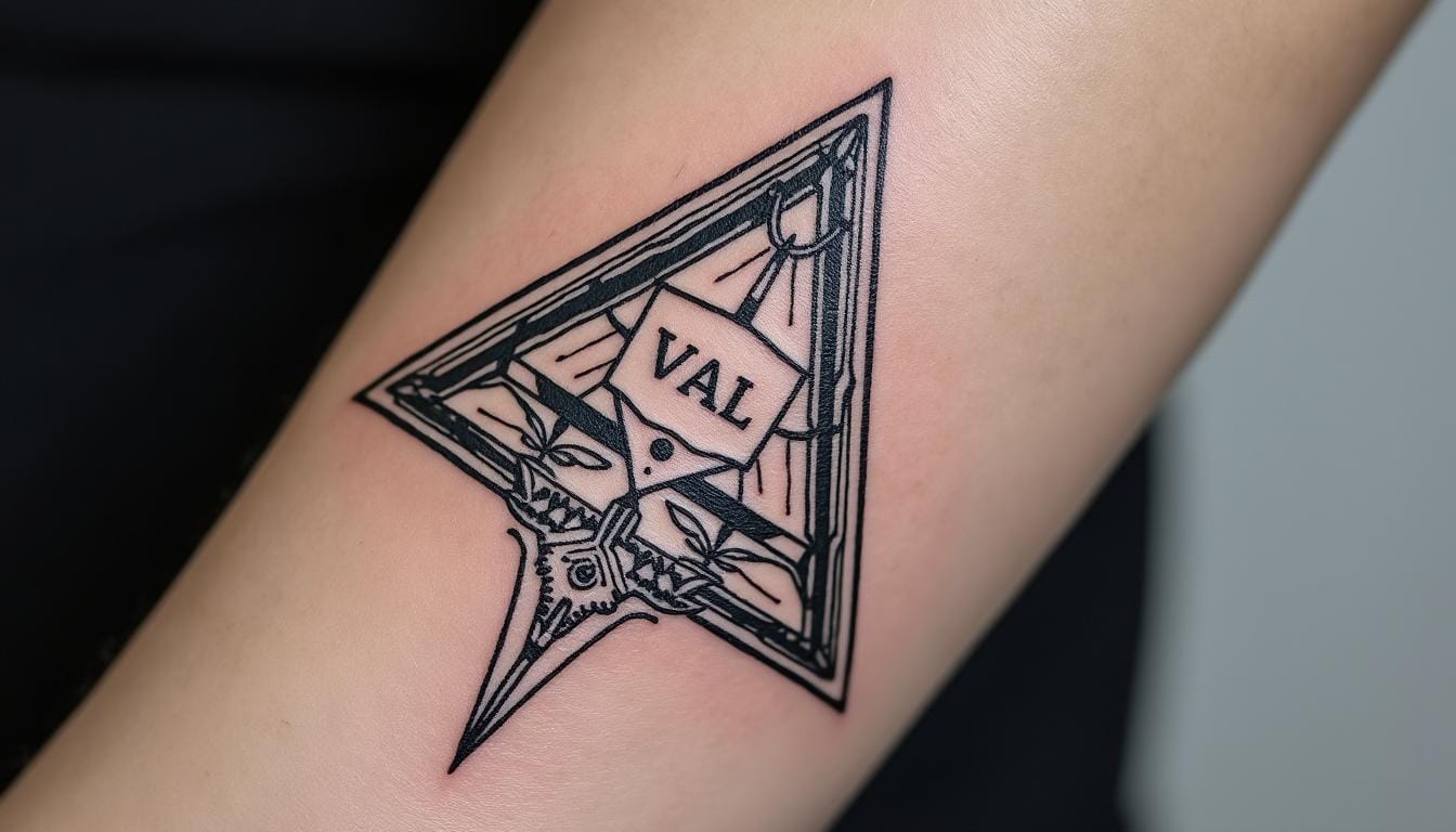 découvrez la signification mystique du tatouage triangle : origines, symbolisme spirituel, et différentes interprétations de ce motif géométrique puissant.
