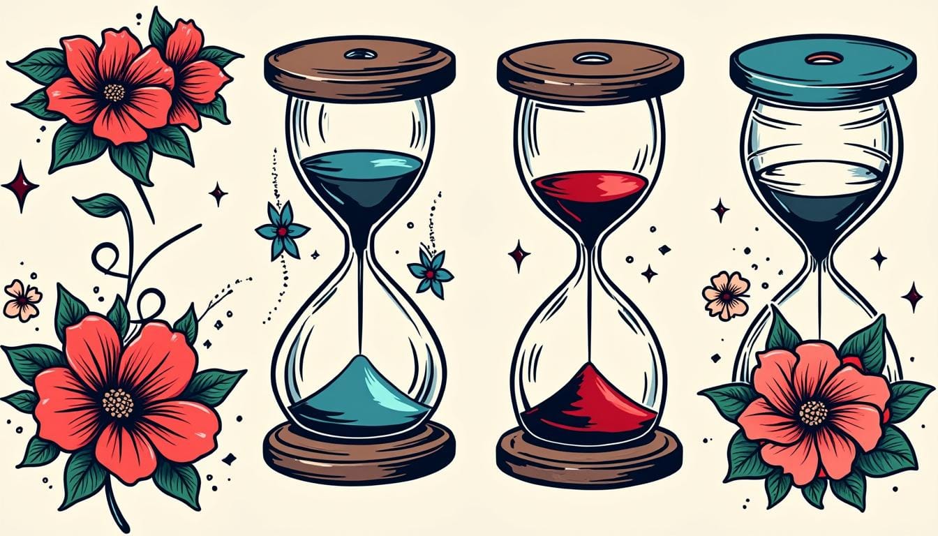 découvrez la signification profonde du tatouage sablier : symbole du temps qui passe, de la vie éphémère et de la quête d’éternité, ce motif mystérieux fascine par ses multiples interprétations.