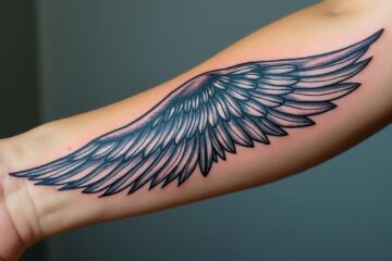Signification des tatouages d’ailes d’ange : un symbole de liberté et d’espoir