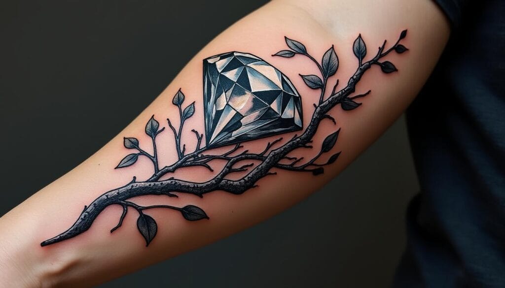 découvrez la signification du tatouage diamant : un symbole fort d'éternité, de pureté et de résilience. explorez la symbolique profonde de ce motif intemporel et ses différentes interprétations.