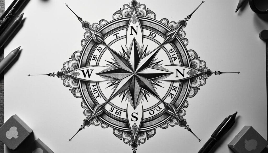 découvrez la signification du tatouage rose des vents : symbole d’orientation, de liberté et de voyage, il guide sur le chemin de la vie et inspire à explorer le monde.