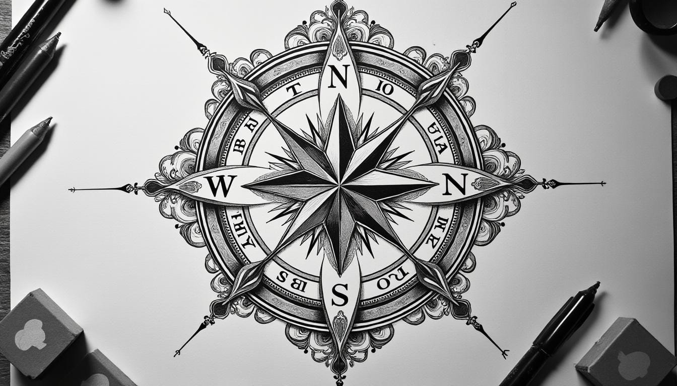 découvrez la signification du tatouage rose des vents : symbole d’orientation, de liberté et de voyage, il guide sur le chemin de la vie et inspire à explorer le monde.