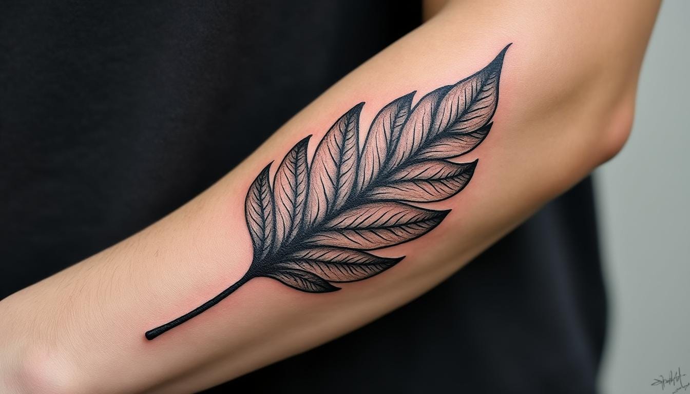 explorez la signification profonde du tatouage feuille, un symbole naturel puissant lié à la croissance, la transformation et la renaissance. découvrez ses origines et inspirations pour un tatouage unique et inspirant.