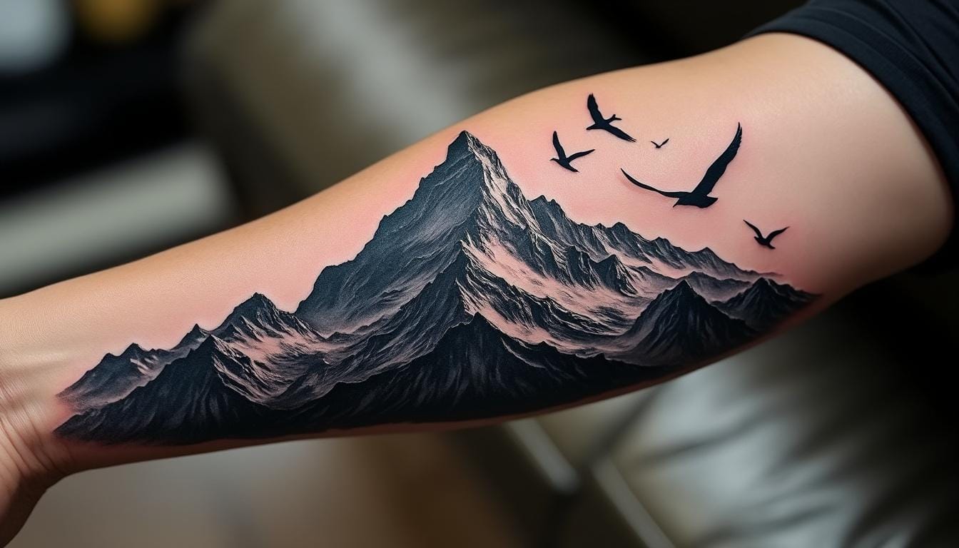 découvrez la symbolique profonde et les différentes significations des tatouages de montagne. un art corporel inspiré par la nature, l’aventure et la quête de dépassement de soi.
