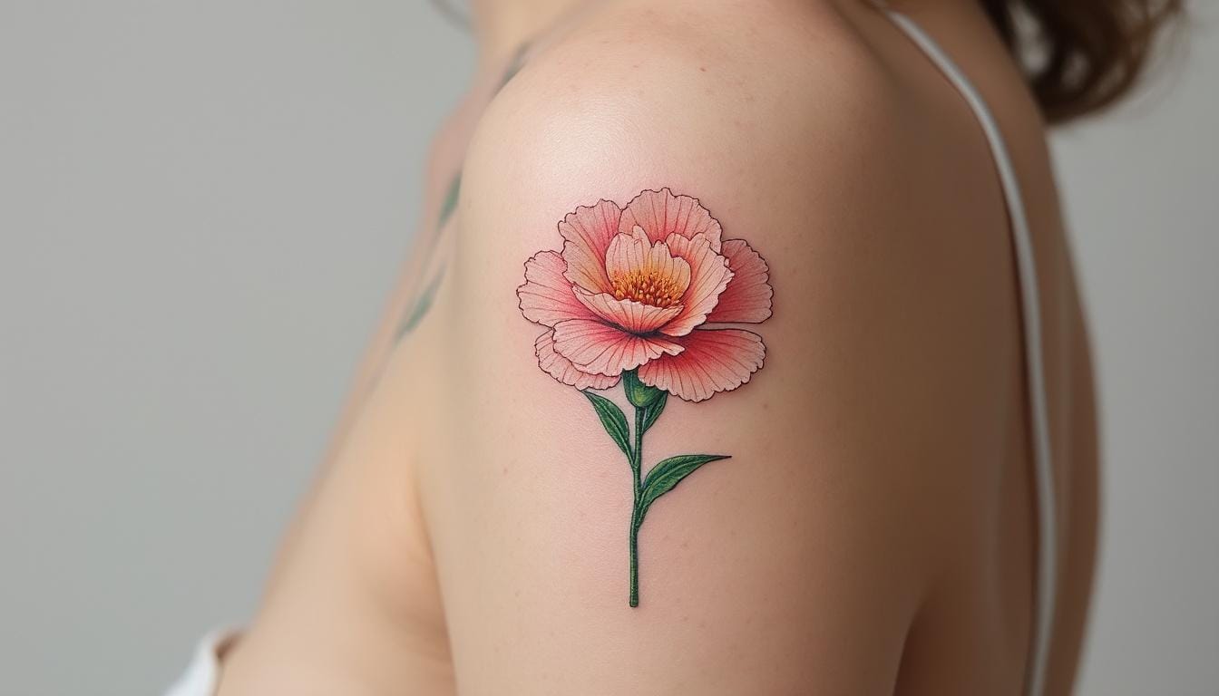 découvrez la signification et la symbolique du tatouage œillet, un motif riche en histoire et en émotions, parfait pour un tatouage unique et chargé de sens.