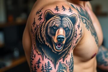 Tatouage ours : signification et symbolisme derrière ce choix populaire