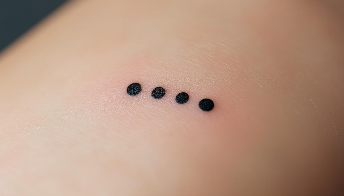 découvrez la signification des tatouages à trois points alignés, un symbole riche en histoire et en interprétations variées.