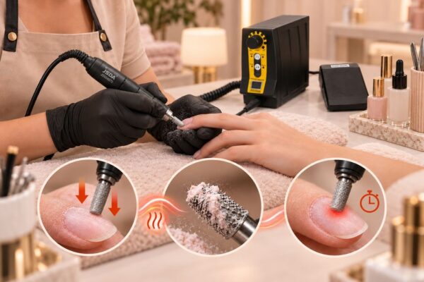 ponceuse ongles qui chauffe
